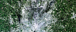 NASA Satellite Captures Super Bowl Cities: Indianapolis 2001