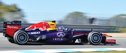 Sebastian Vettel's 2013 Red Bull Car
