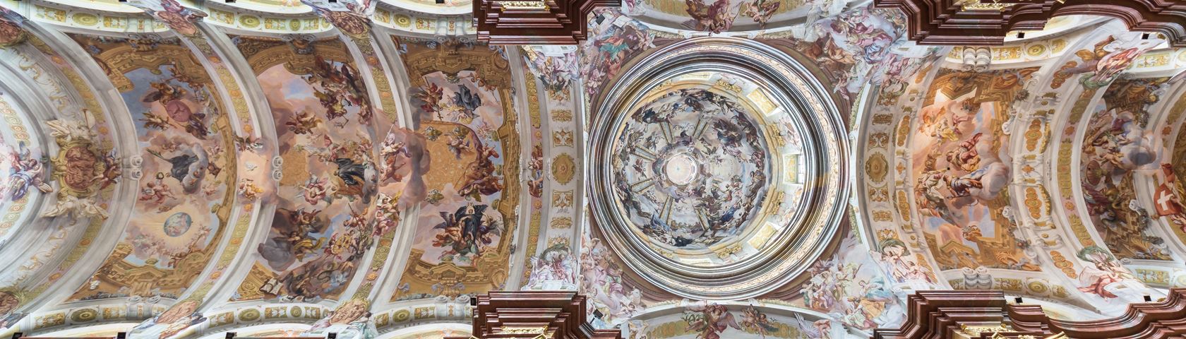 Melk Abbey Ceiling Frescos (Melk, Lower Austria, Austria)