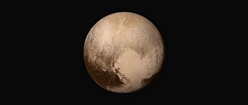 Montage of Pluto and Charon photos
