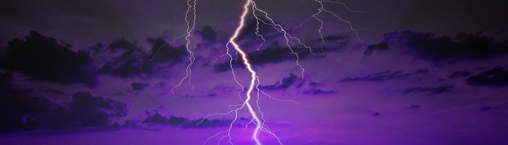 Lightning Storm Clouds Photo