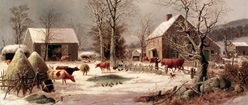 Farmyard in Winter