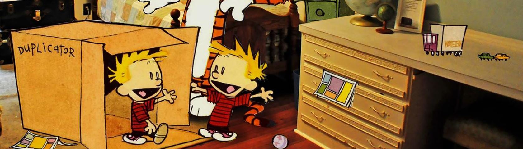 Calvin and Hobbes in the Bedroom