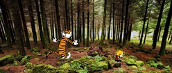 Calvin and Hobbes in the Woods #2