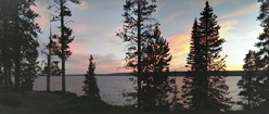 Yellowstone Lake Sunset