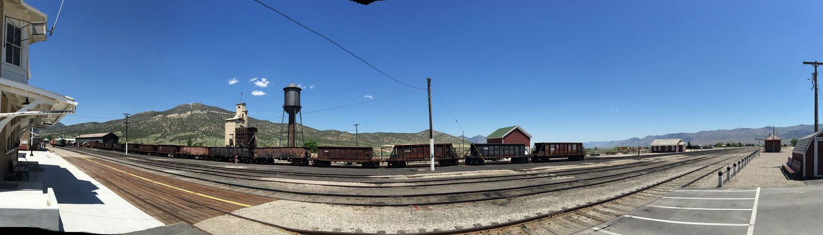 Nevada Northern Railway Museum, Train Yard