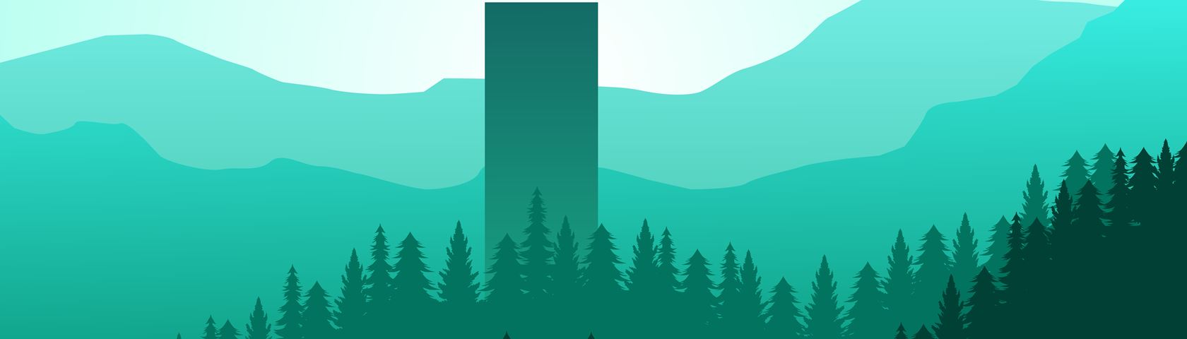Flat Design Forest