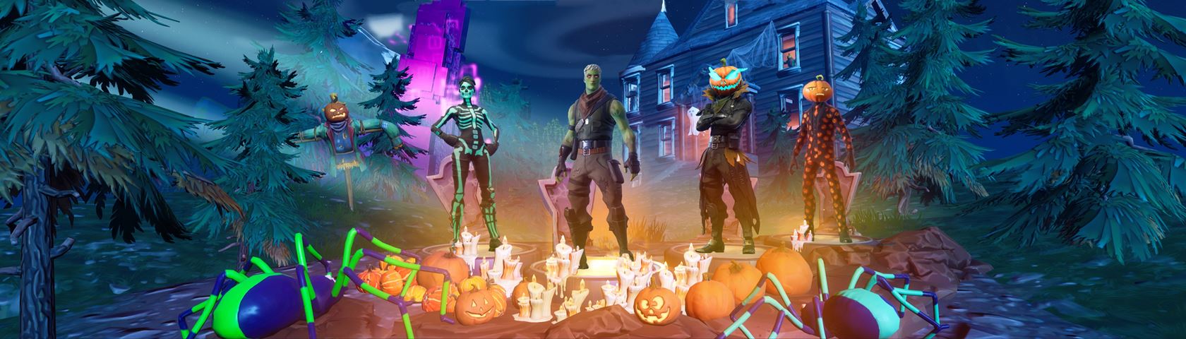 fortnite season 6 halloween - fortnite 3840x1080