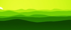 Mountains (Yellow Green)