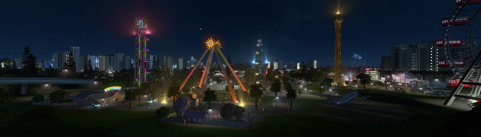 Cities Skylines Amusement Park