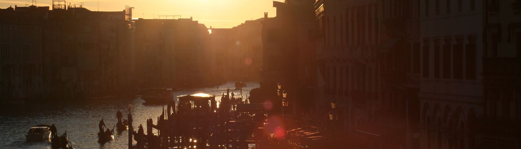 Sunset In Venice. How Romantic