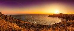 California Coast at Sunset