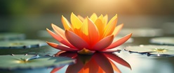 Illuminating Serenity: The Lotus Bloom's Elegance