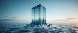 Monolith in the Middle of the Ocean