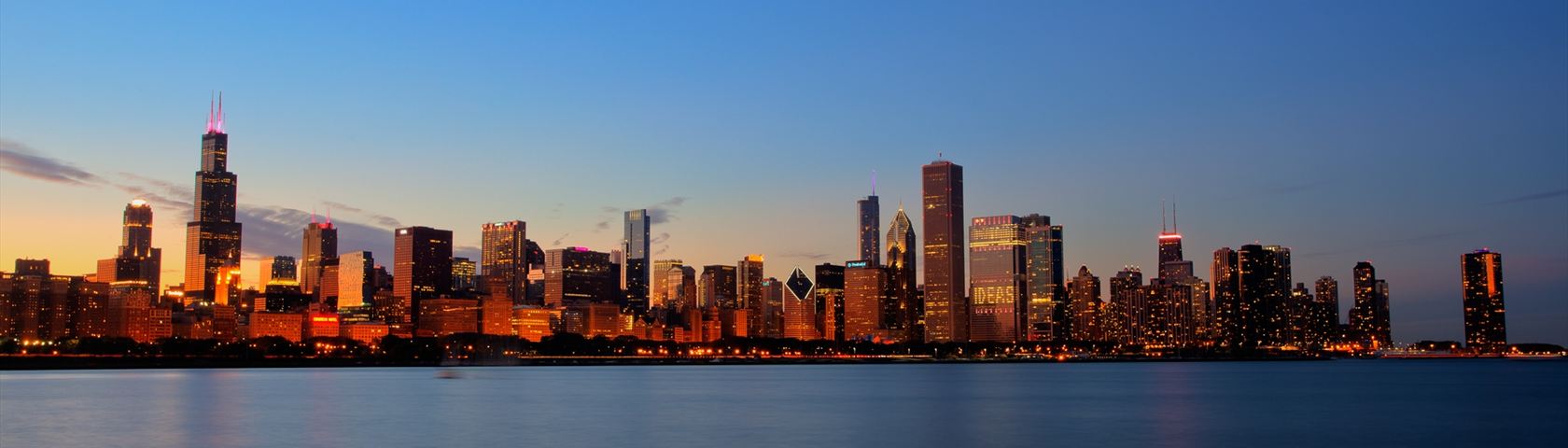 Chicago Skyline • Images • WallpaperFusion by Binary Fortress Software
