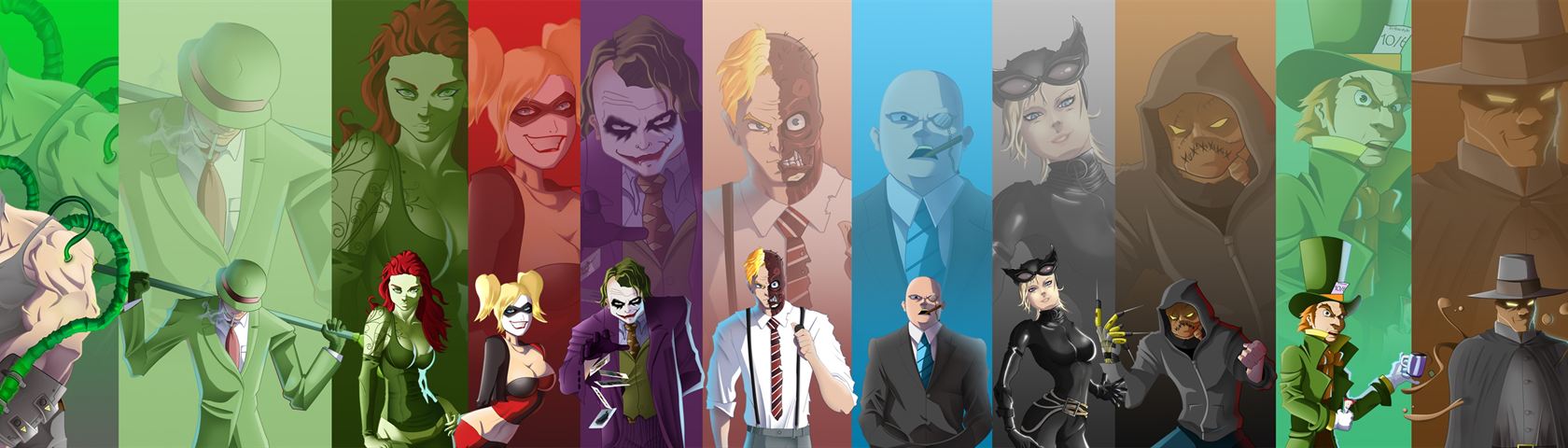 Batman Villains • Images • WallpaperFusion by Binary Fortress Software