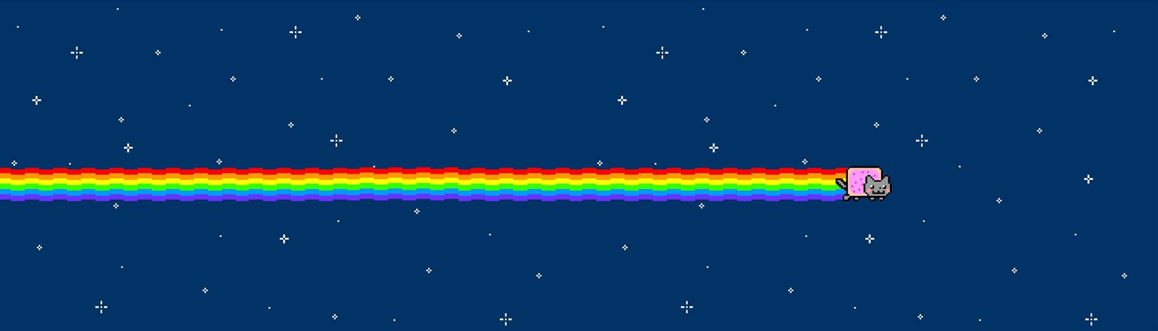 Nyan Cat in Space
